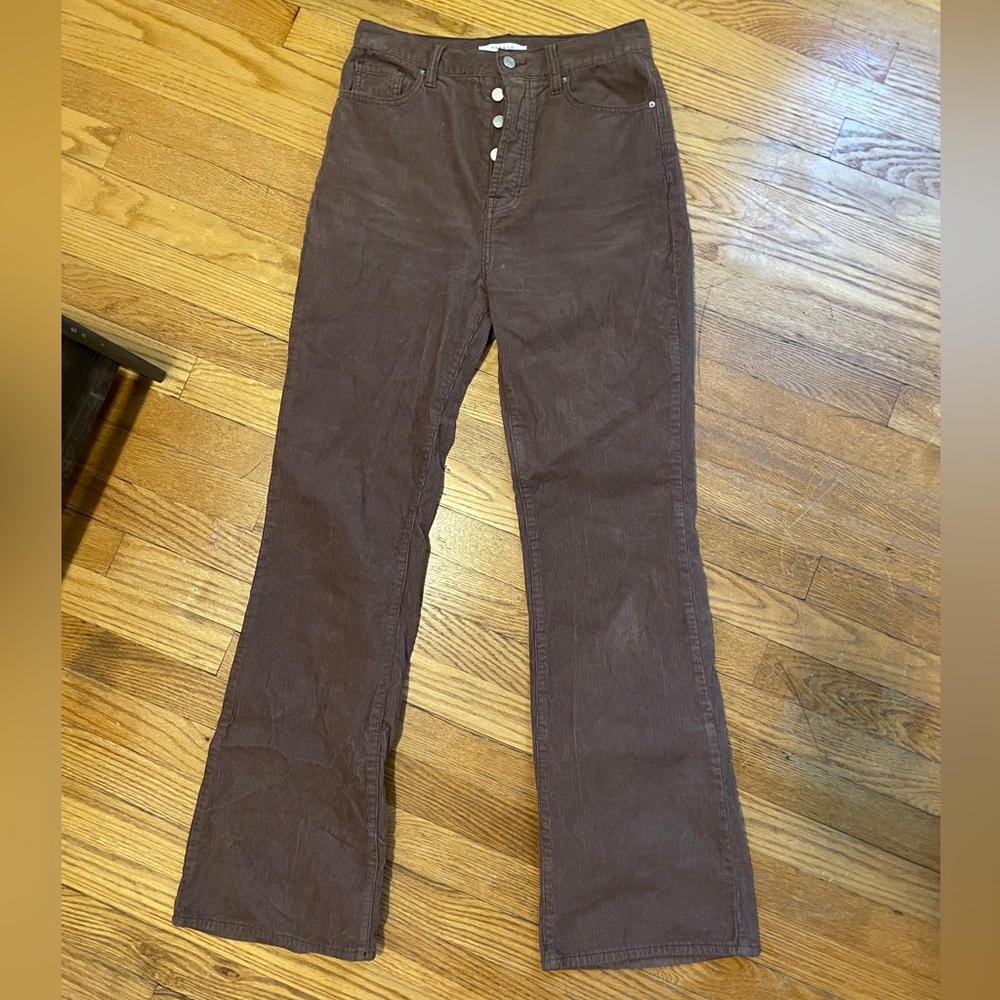Brown corduroy pants